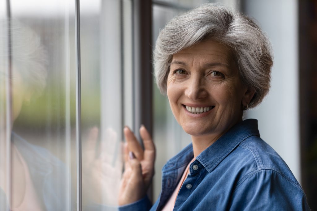 woman with great smile